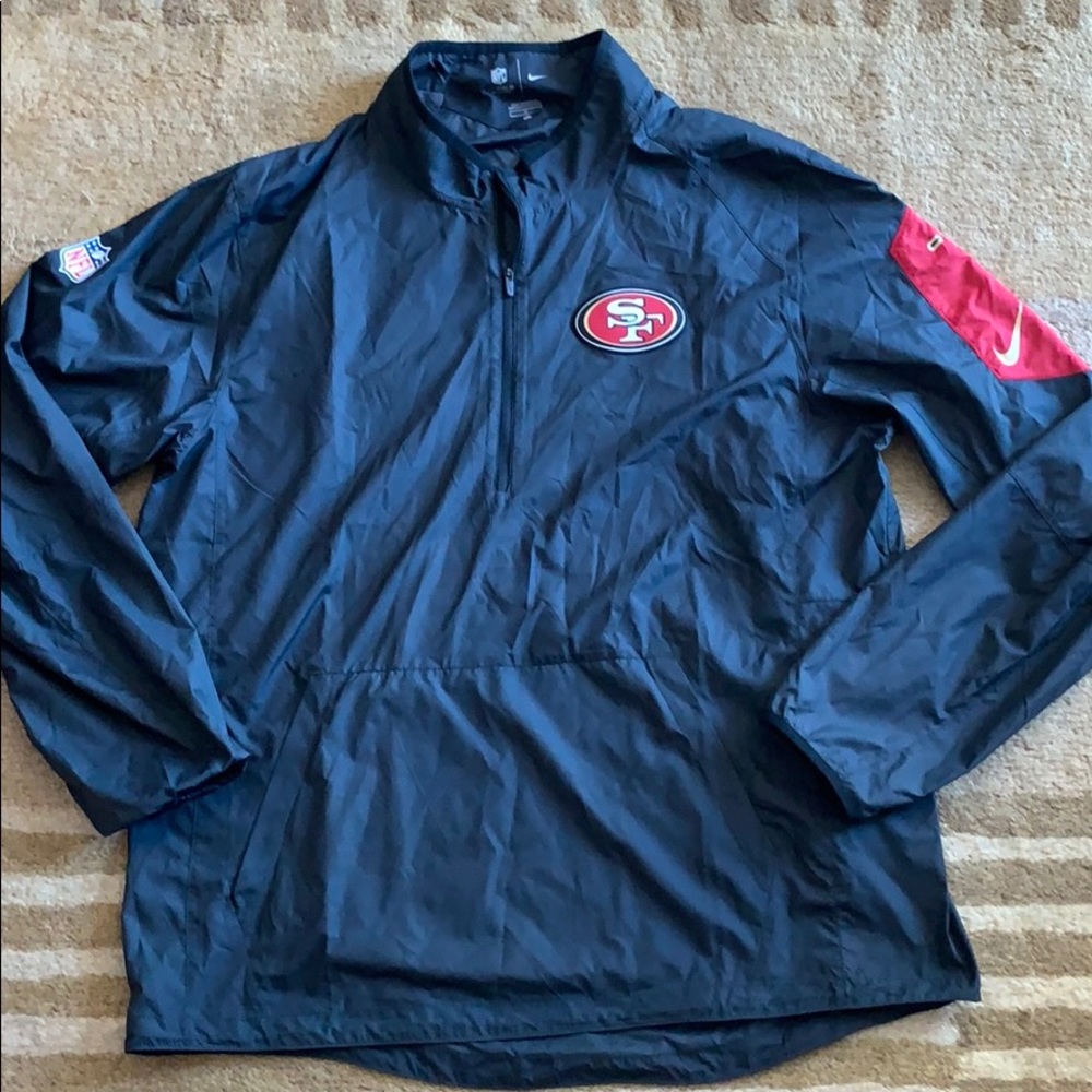 San Francisco 49ers Apparel. Quarter zip up jacket